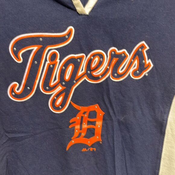 Majestic Fan Fashion Womens Multicolor Detroit Tigers Short Sleeve T-Shirt Small - Picture 6 of 8